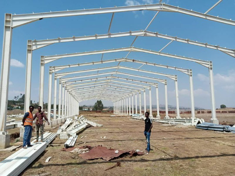 Warehouse Steel Structure(5000m2) with …